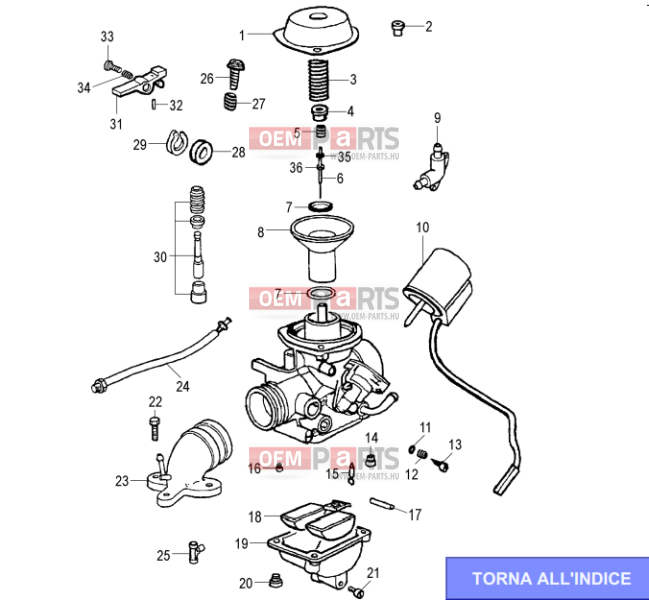 Malaguti Madison R 180 Motorikus Alkatreszek Karburator Es Alkatreszei Robbantott Abra Oem Parts Hu