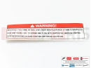 PIAGGIO Fly 150 Fuel warning plate