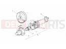 Starter motor support strap
