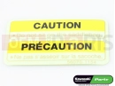 KAWASAKI 2009 LABEL-WARNING,SIDE BA