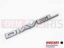 DUCATI 2012 Diavel Chromo Emblème - Décalcomanie (DIAVEL)