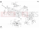 Footrest support Prednja Desno