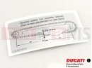 DUCATI 2004 998 Final Ed. 2 kom. - STICKER, ADJUSTING CHAIN