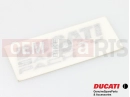 DUCATI 2012 Diavel Chromo Nálepka Vlevo