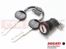 DUCATI 2013 Diavel WHITE STRIPE Ülés zár