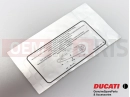 DUCATI 2012 Monster 659 ABS STICKER, ADJUSTING CHAIN