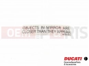 DUCATI 2025 Multistrada V2 2 ks - LABEL WARNING MIRROR