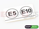 KAWASAKI 2017 LABEL-WARNING,FUEL,E5/E1