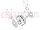 AXLE, FRONT WHEEL, B4