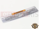 Harley-Davidson 2003 SOFTAIL SOFTAIL DEUCE  - FXSTD LABEL, AIR CLEANER WARNING