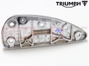 Triumph 2012 ROCKET III TOURING Casting, Footboard, RHf, Chrom