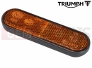 Triumph 2020 Thruxton RS Reflector, Amber, Oval