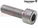 Triumph 2000 LEGEND TT Screw, Cap/Hd, M8 x 25, Silver