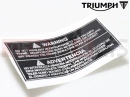 Triumph 2025 ROCKET 3 STORM GT Naklejka (Frame modification)
