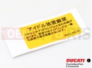 DUCATI 2018 Multistrada 1200 Enduro MARKING PLATE