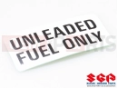 SUZUKI RM80 R (1994) (E24) Label,unleaded