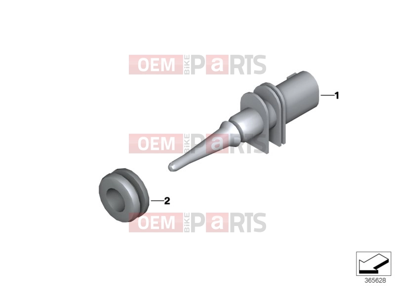 BMW Motorrad BMW 2015 C-Models C evolution (0C03) Outside temperature sensor