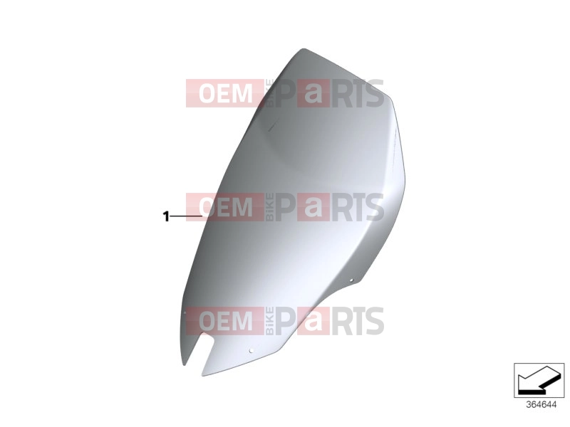 BMW Motorrad BMW 2017 C-Models C evolution (0C03) Touring windshield