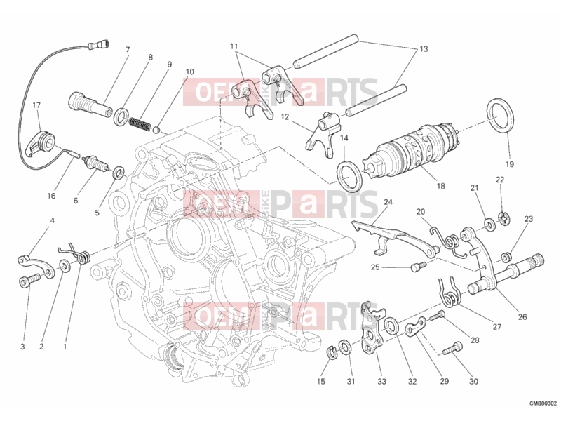 DUCATI 2014 Monster 659 ABS SHIFT CAM - FORK » FRONT SUSPENSION