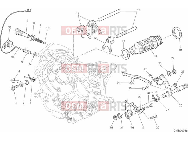 DUCATI 2014 Monster 795 SHIFT CAM - FORK » FRONT SUSPENSION