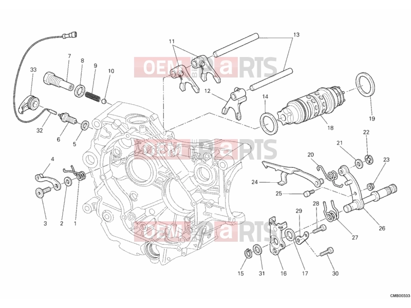 DUCATI 2014 Monster 796 ABS SHIFT CAM - FORK » FRONT SUSPENSION
