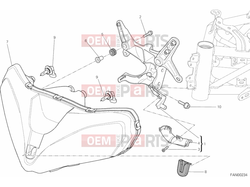 DUCATI 2013 Multistrada 1200 S GT HEADLIGHT » LIGHTING SYSTEM