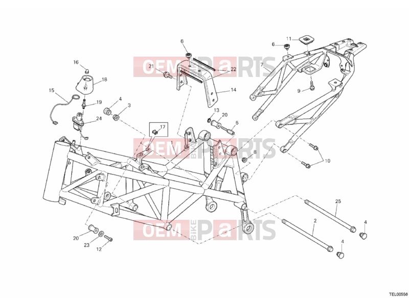 DUCATI 2013 Hypermotard 796 FRAME » FRAME