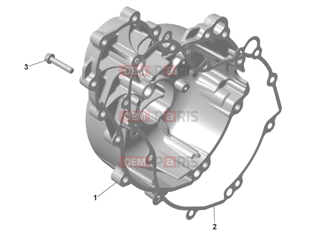 HUSQVARNA 2012 NUDA 900-900R GENERATOR COVER