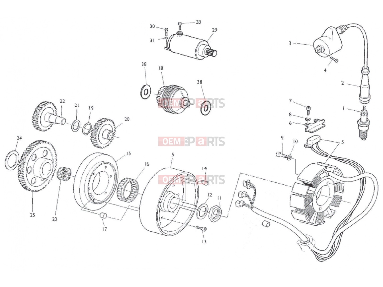 HUSQVARNA 2009 SM-TE 610 ENGINE ELECTRONICS