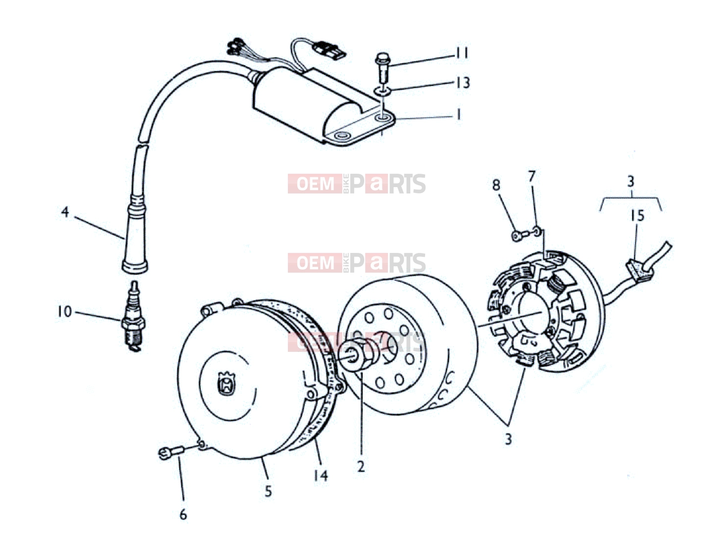 HUSQVARNA 2004 SMR 570R ENGINE ELECTRONICS