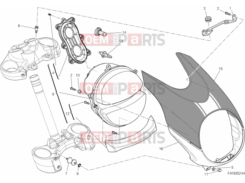 DUCATI 2013 Diavel WHITE STRIPE HEADLIGHT » LIGHTING SYSTEM