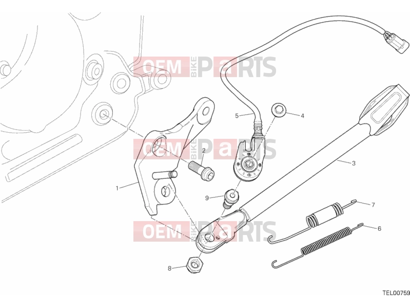 DUCATI 2013 HYPERMOTARD STAND » FRAME
