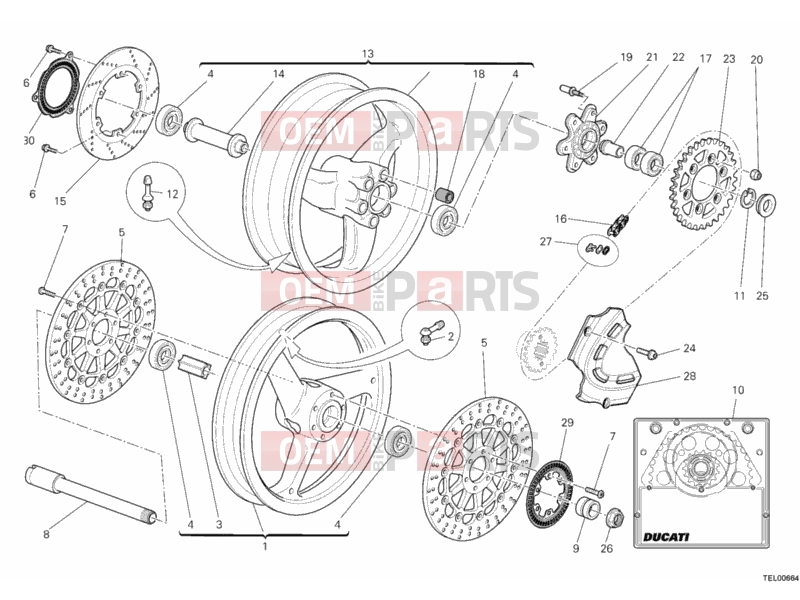 DUCATI 2012 Monster 696 ABS WHEELS » FRONT WHEEL