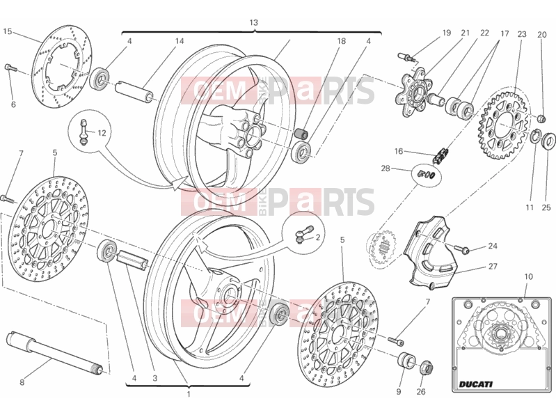 DUCATI 2012 Monster 795 WHEELS » FRONT WHEEL