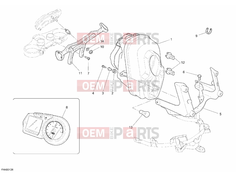 DUCATI 2010 Multistrada 1100 HEADLIGHT » LIGHTING SYSTEM