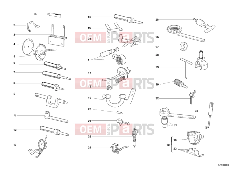 DUCATI 2010 Multistrada 1100 WORKSHOP SERVICE TOOLS, ENGINE » UNCLASSIFIED