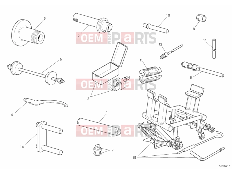 DUCATI 2010 Hypermotard 1100 EVO SP WORKSHOP SERVICE TOOLS, FRAME » FRAME