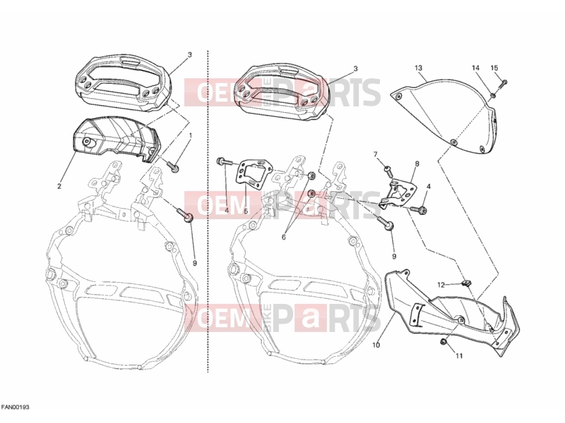 DUCATI 2010 Monster 696 METER » HANDLE BAR