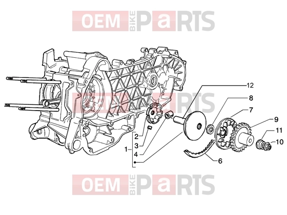 PIAGGIO Engine » Driving pulley