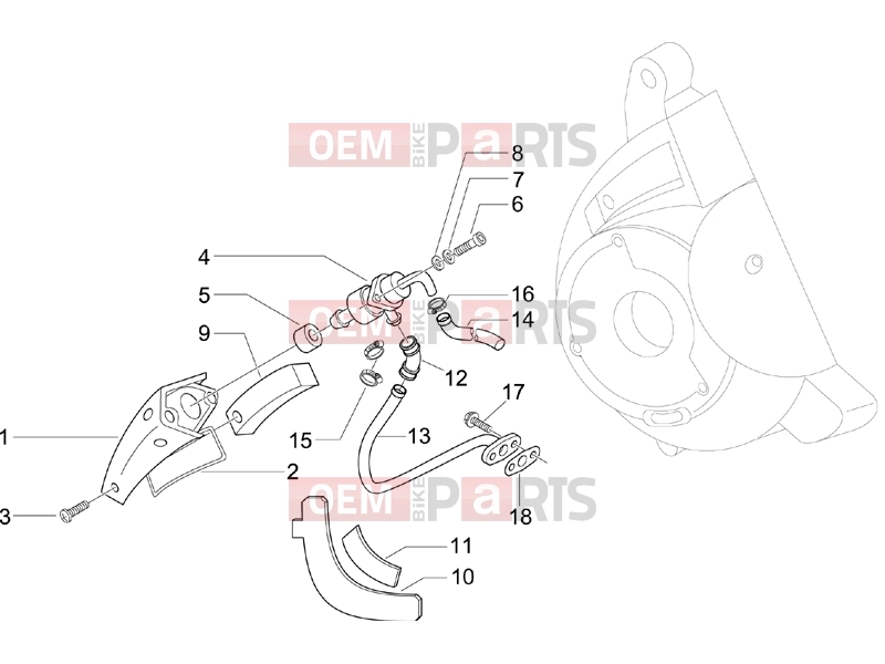 PIAGGIO Beverly 125 Engine » Secondary air box