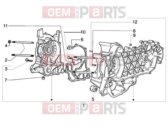 PIAGGIO Engine » Crankase