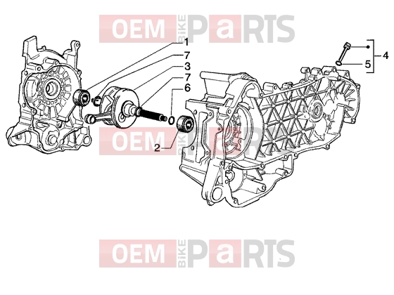 PIAGGIO Engine » Crankshaft
