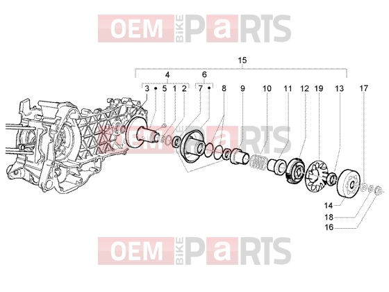 PIAGGIO Engine » Driven pulley