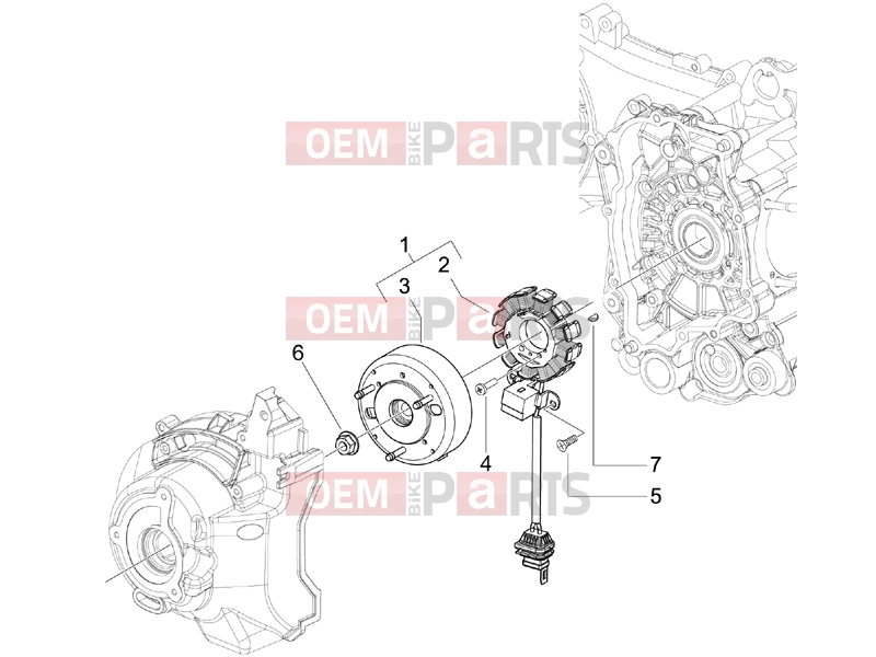 PIAGGIO Beverly 125 Tourer Engine » Flywheel magneto