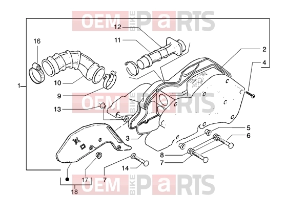 PIAGGIO Chassis » Air filter