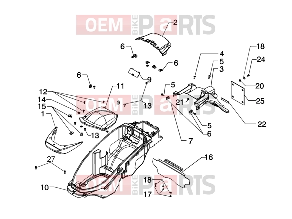 PIAGGIO Chassis » Case  helmet