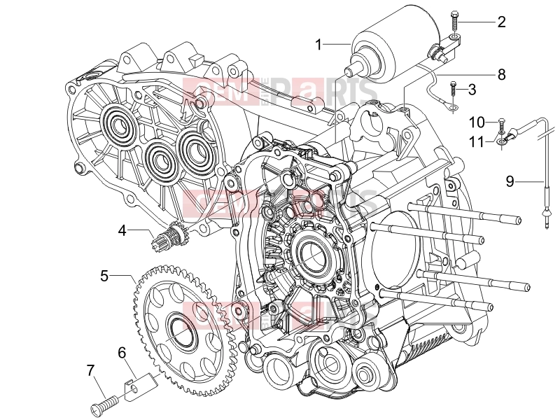 PIAGGIO Beverly 250 Cruiser Engine » Stater - Electric starter