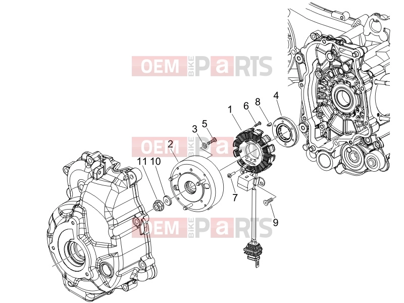PIAGGIO Beverly 250 ie Engine » Flywheel magneto