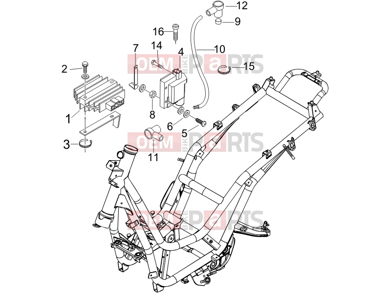 PIAGGIO Beverly 250 ie Electrical system » Voltage Regulators - Electronic Control Units (ecu) - H.T. Coil