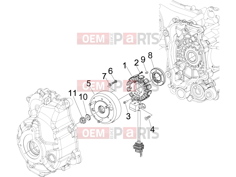 PIAGGIO Beverly 250 Tourer Engine » Flywheel magneto